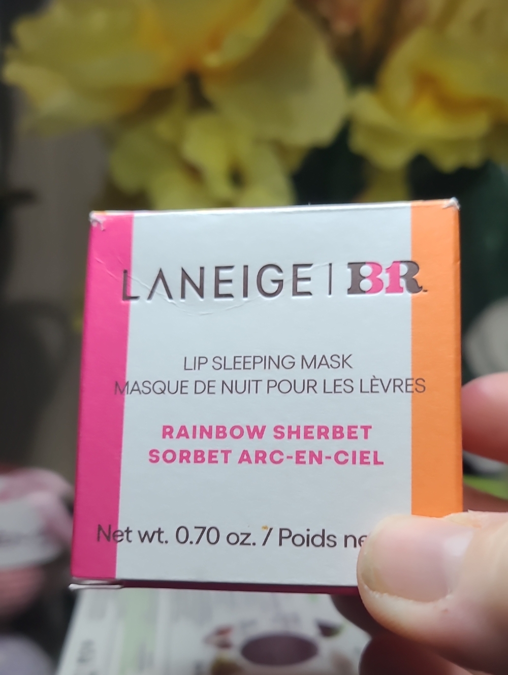 LANEIGE Lip Sleeping Mask - Pink and Orange Accent...Baskin Robins Sherbet